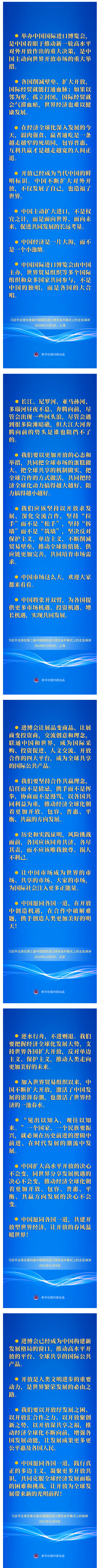 連續(xù)五年進(jìn)博會，習(xí)近平主席這樣宣示高水平開放