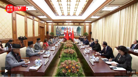 獨家視頻丨習近平：總理先生是中國人民的老朋友 致力于中尼友好