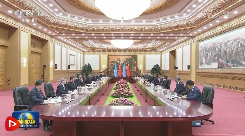 習(xí)近平同密克羅尼西亞聯(lián)邦總統(tǒng)西米納會談