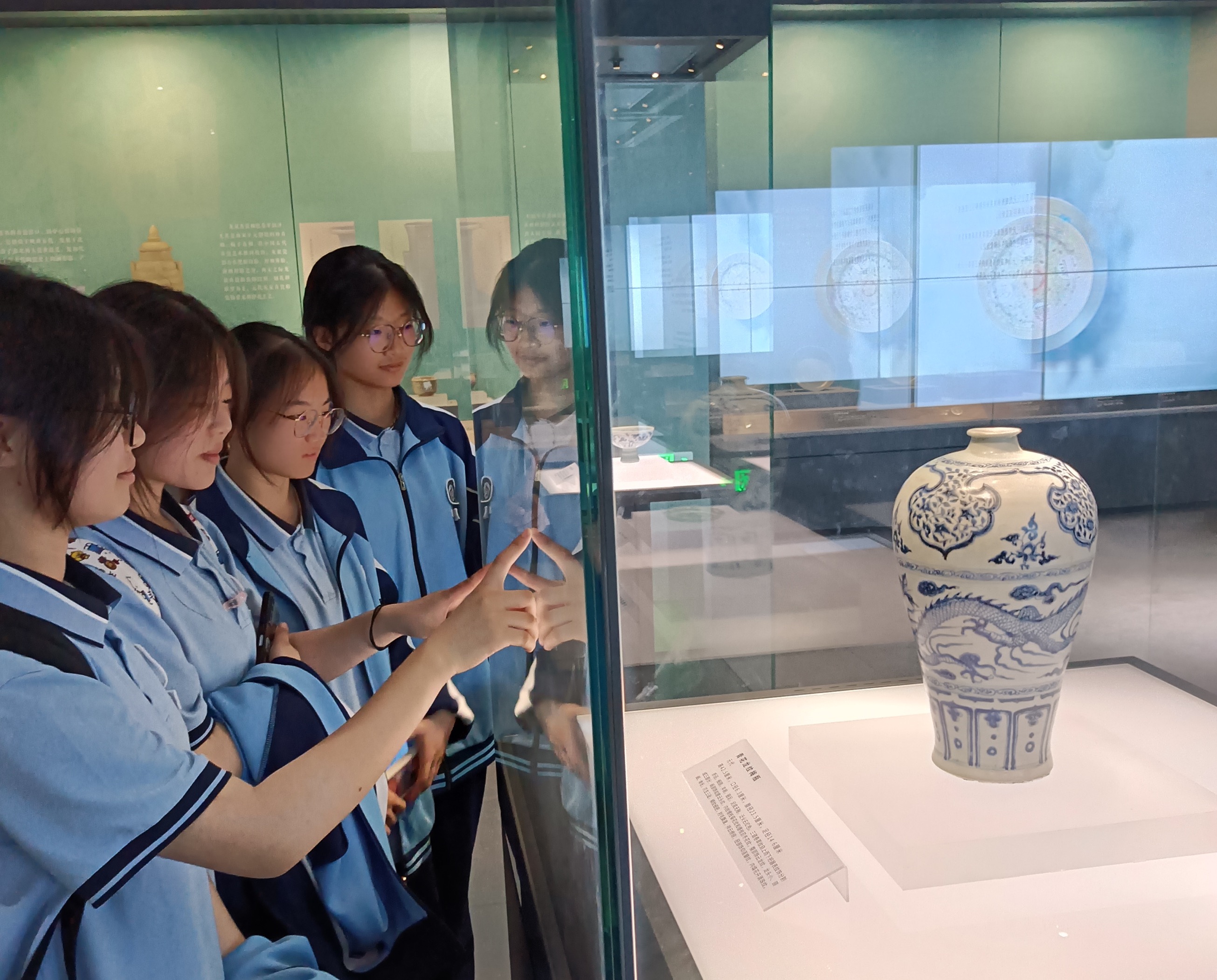 博物館內靜悄悄 文明旅游氛圍濃