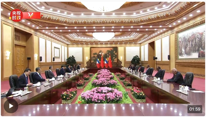 習(xí)近平：中方愿同安方加強(qiáng)發(fā)展戰(zhàn)略對(duì)接 推動(dòng)中安關(guān)系取得更多成
