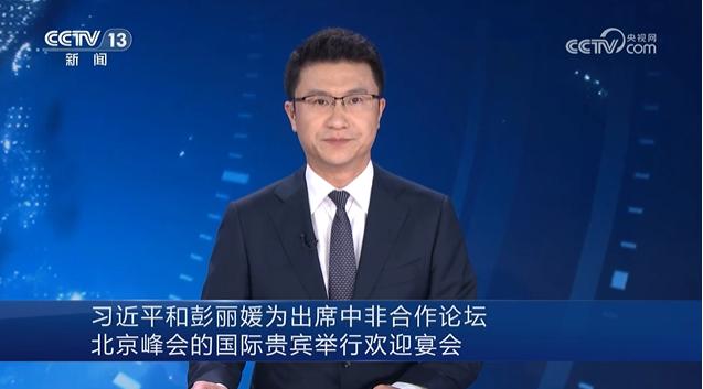 習近平和彭麗媛為出席中非合作論壇北京峰會的國際貴賓舉行歡迎宴
