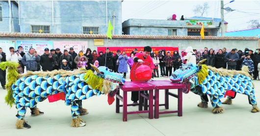 迎祥納福，非遺“麒麟舞”舞起來