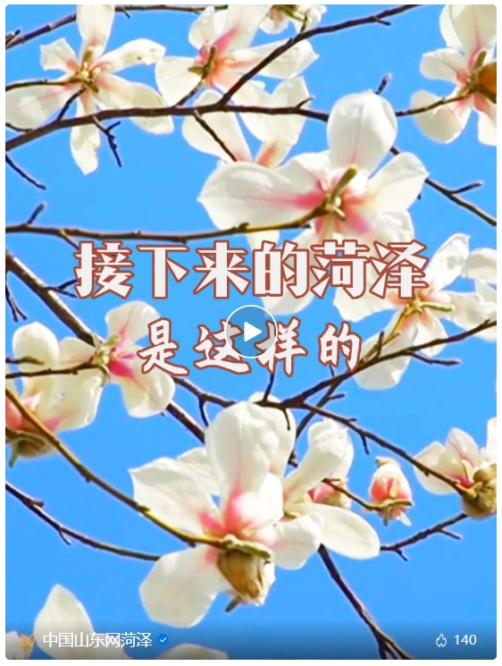 春天來菏澤吧！因為接下來的菏澤是這樣的……
