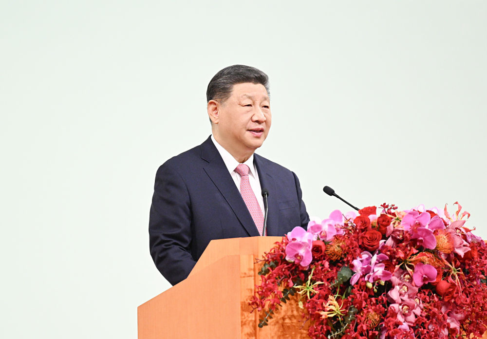 慶祝澳門回歸祖國25周年大會(huì)暨澳門特別行政區(qū)第六屆政府就職典禮隆重舉行 習(xí)近…