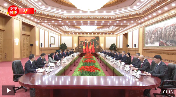 獨(dú)家視頻丨習(xí)近平：“不出正月都是年” 很高興總統(tǒng)先生來華同中國人民一起歡度新年