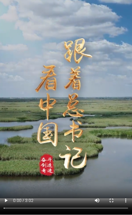 跟著總書記看中國 |大河之洲：繪就生態(tài)新畫卷