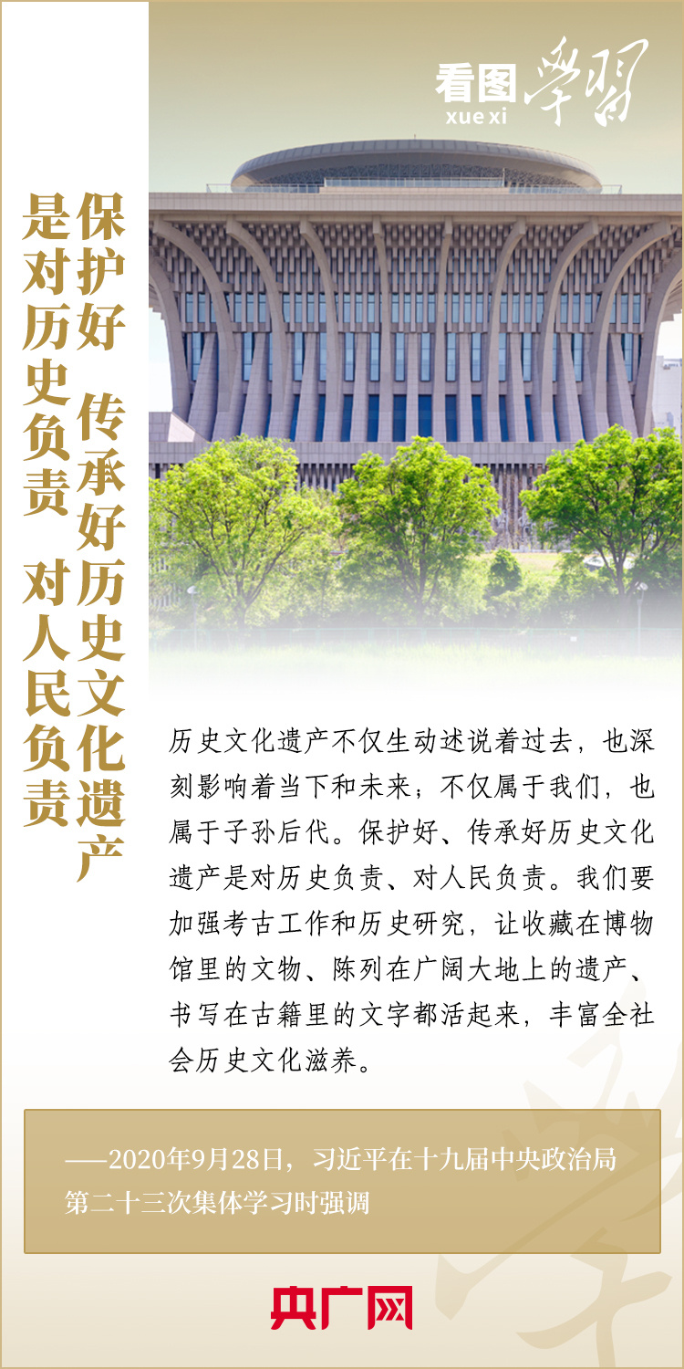 看圖學習·博物致知丨守護好中華文脈 跟著總書記打卡博物館