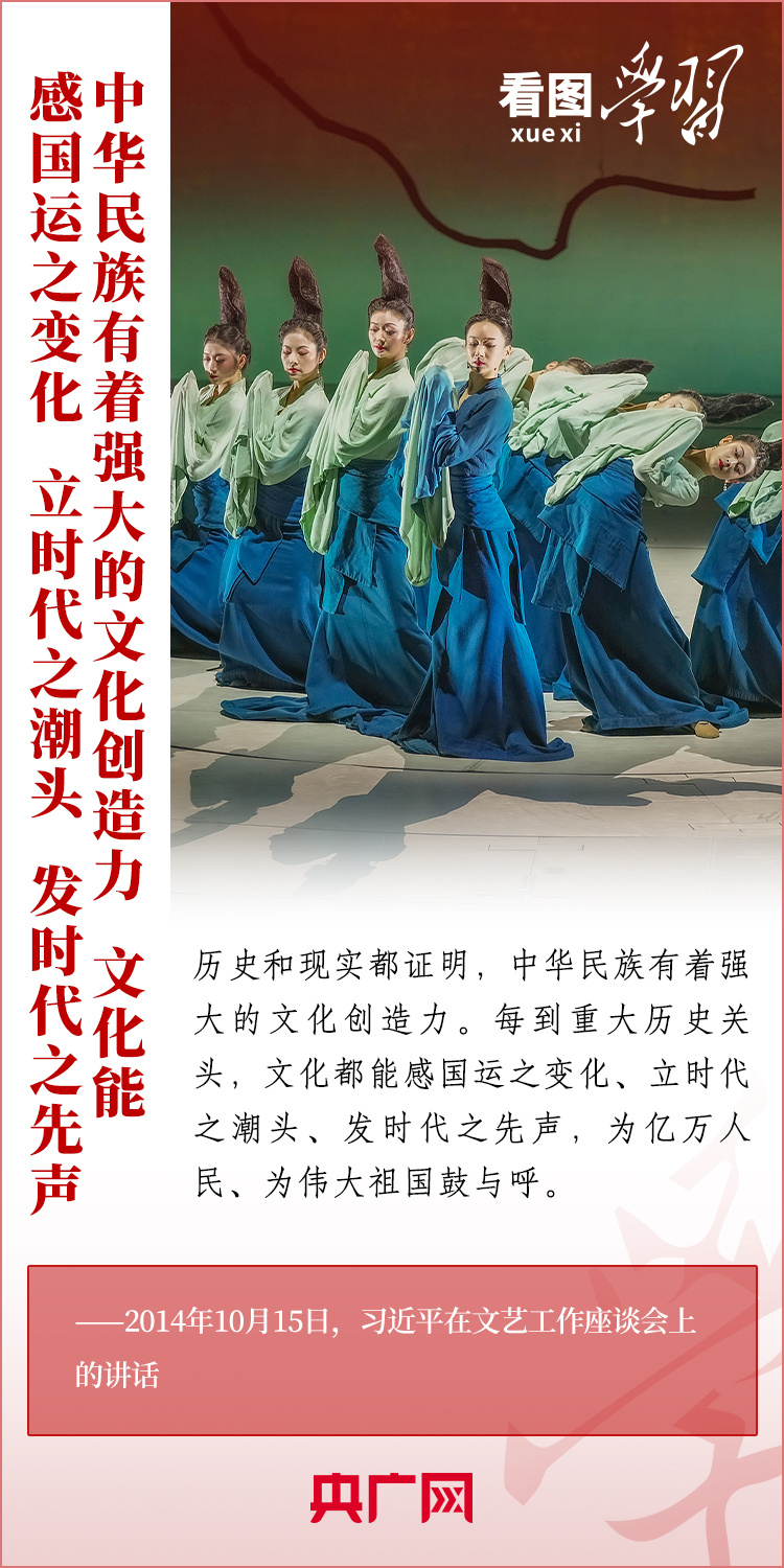 看圖學(xué)習(xí)丨創(chuàng)作更多無愧于時(shí)代、人民的優(yōu)秀作品 深悟總書記的“文藝觀”