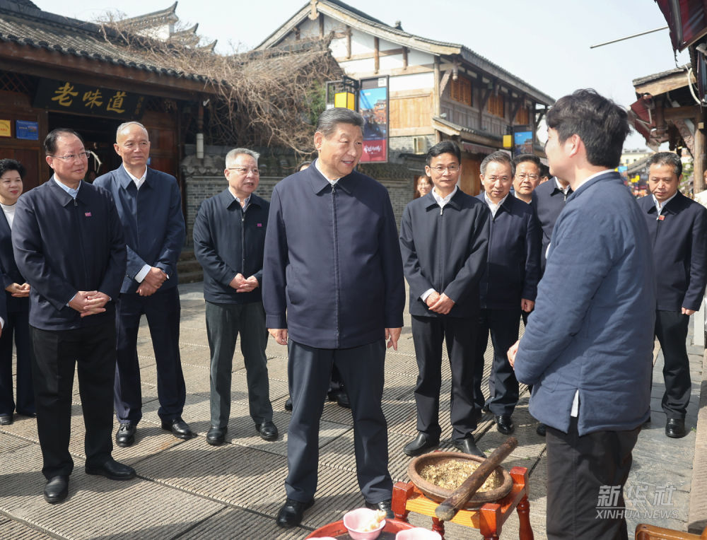 圖集｜習近平在湖南常德市考察調(diào)研