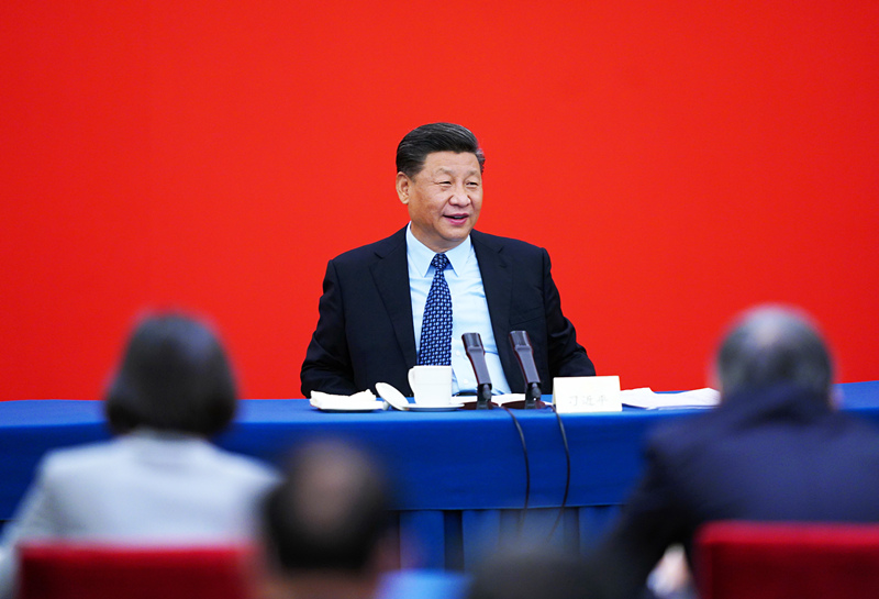 2020年5月23日，習(xí)近平總書記看望參加全國政協(xié)十三屆三次會(huì)議的經(jīng)濟(jì)界委員，并參加聯(lián)組會(huì)，聽取意見和建議。
