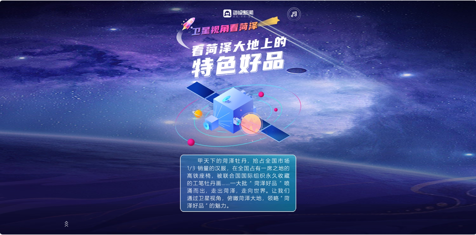 衛(wèi)星視角看菏澤大地的特色好品