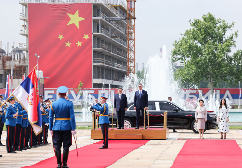 高清大圖丨訪問塞爾維亞 習近平主席受到“最熱烈的歡迎”