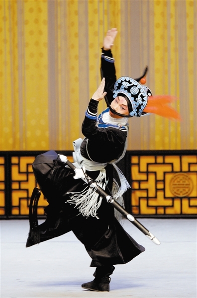 經(jīng)典武戲上演 觀眾叫好連連