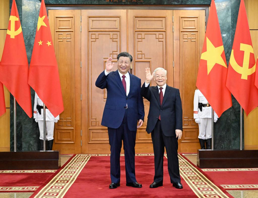 高清大圖｜如約而至！中越兩黨總書記實現(xiàn)第三輪互訪