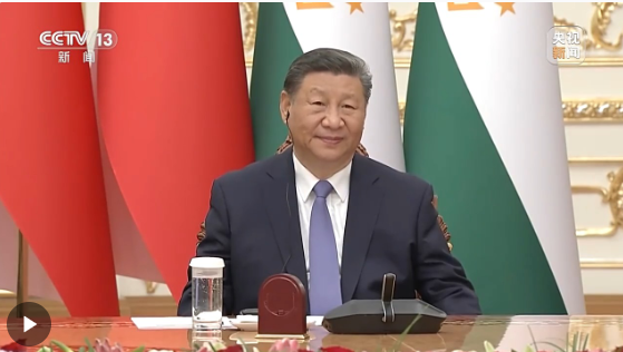 獨家視頻丨習(xí)近平同塔吉克斯坦總統(tǒng)拉赫蒙舉行會談