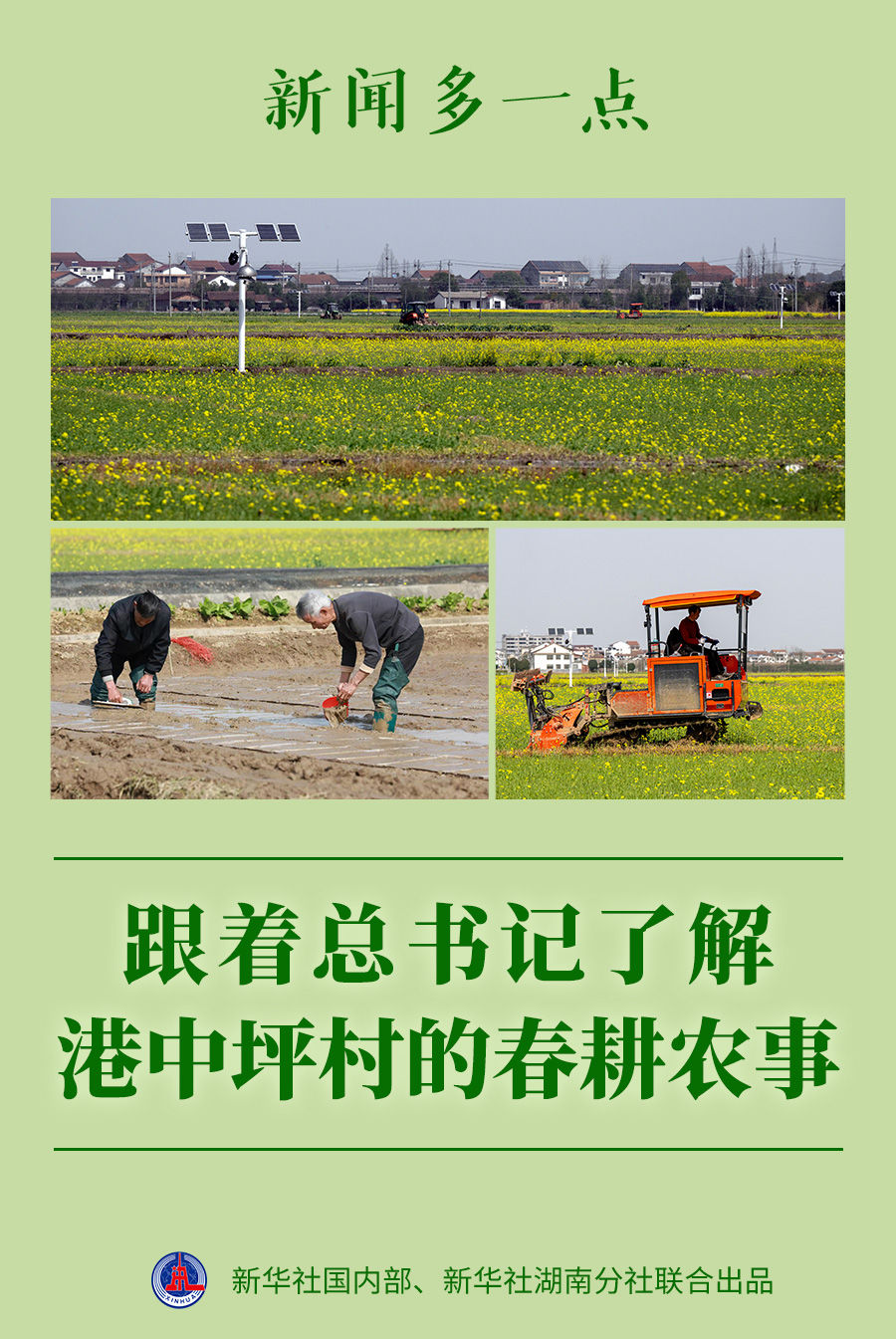 新聞多一點(diǎn)｜跟著總書記了解港中坪村的春耕農(nóng)事