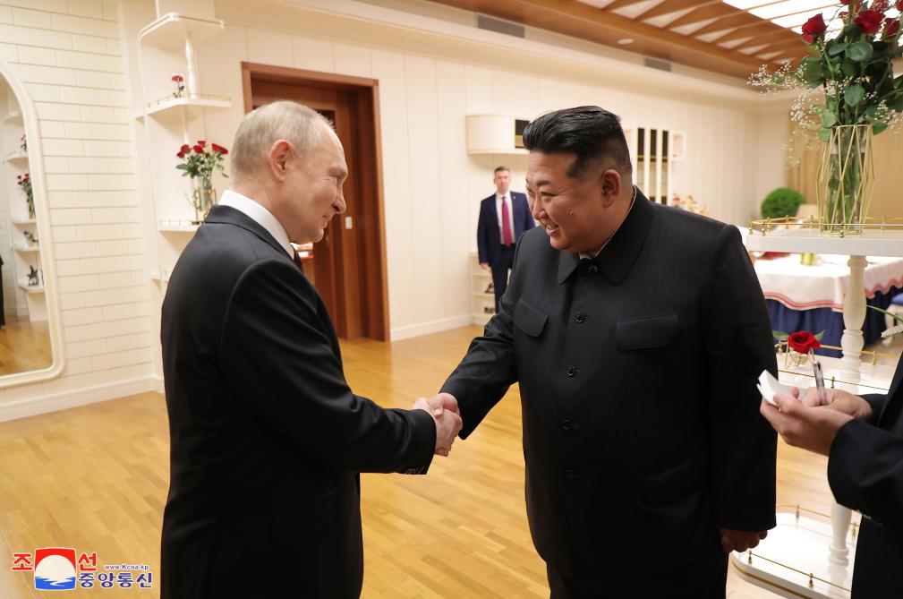 朝中社：普京抵達(dá)平壤開始對朝鮮進(jìn)行國事訪問