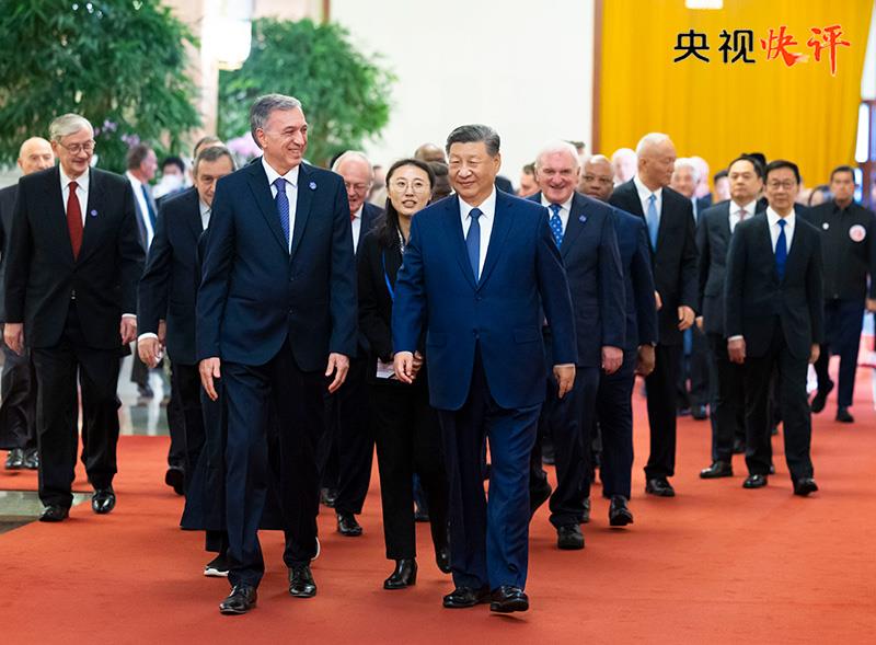 央視快評丨發(fā)揮民間外交獨特作用，攜手構(gòu)建人類命運共同體