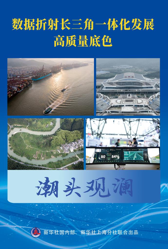 潮頭觀瀾｜數(shù)據(jù)折射長三角一體化發(fā)展高質(zhì)量底色