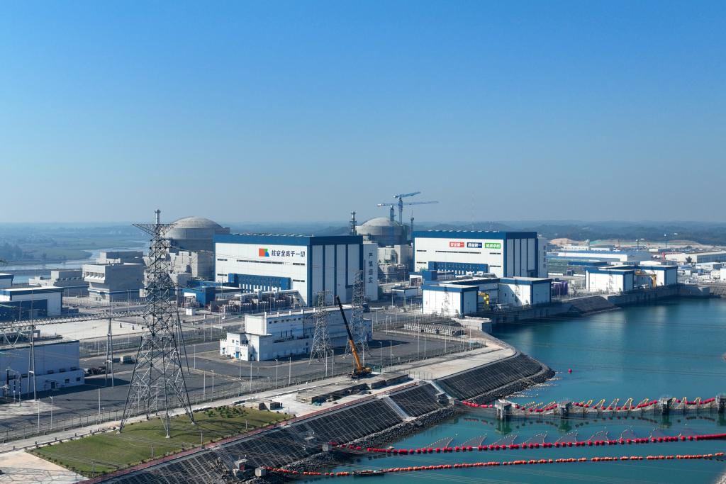 中廣核廣西防城港核電站4號機組實現(xiàn)首次并網(wǎng)發(fā)電