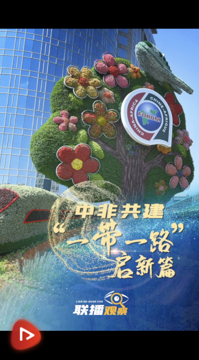 聯(lián)播觀察｜中非共建“一帶一路”啟新篇