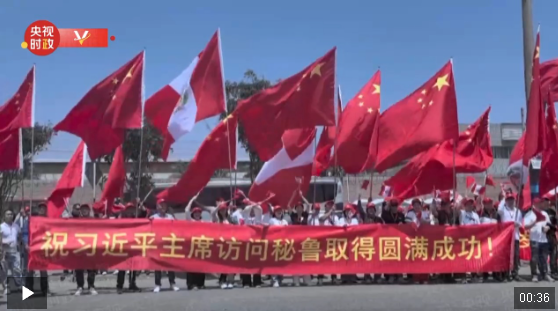 獨家視頻丨秘魯利馬：各界人士熱烈歡迎習近平主席到訪