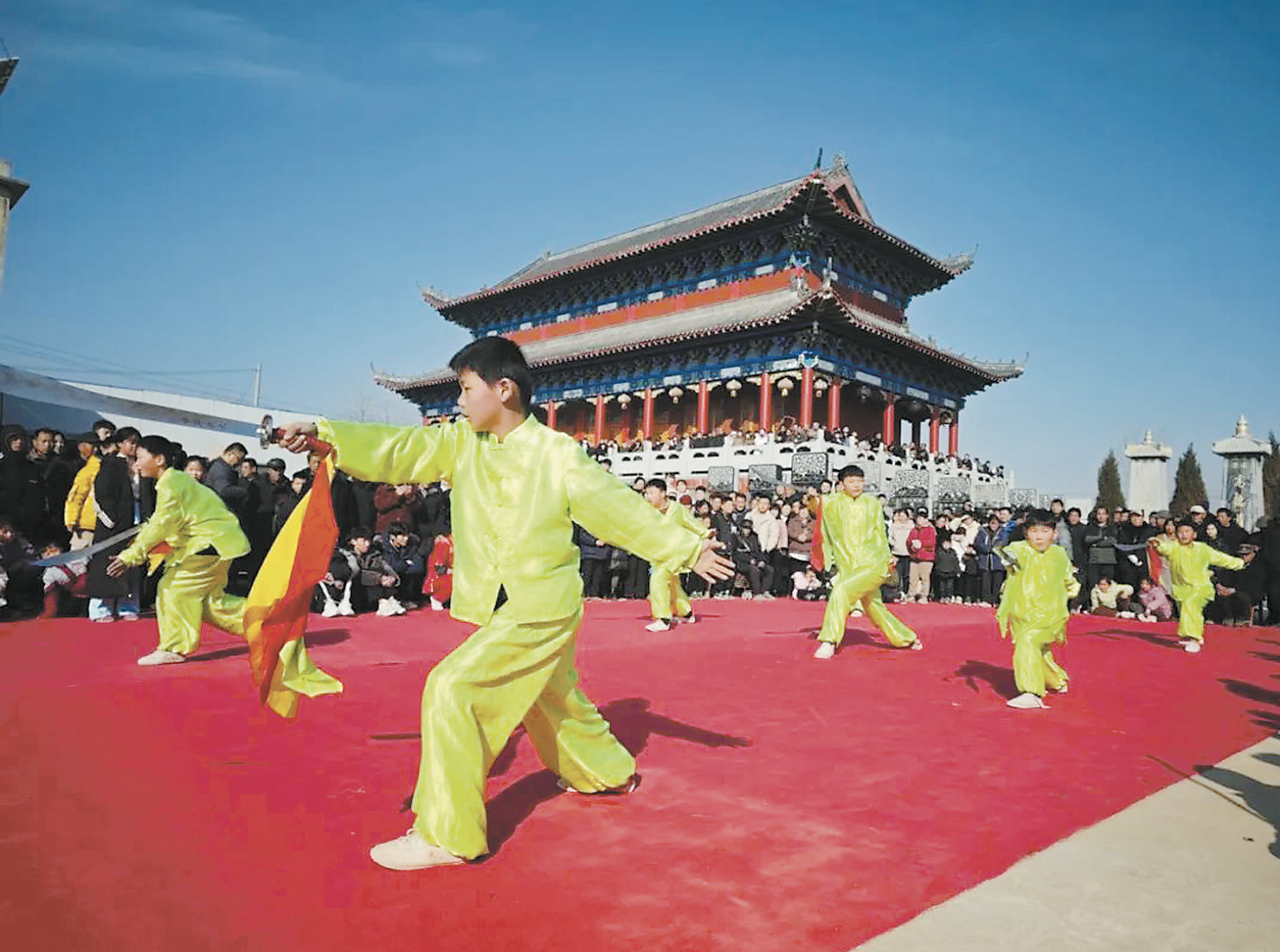 梅花拳表演展風(fēng)采