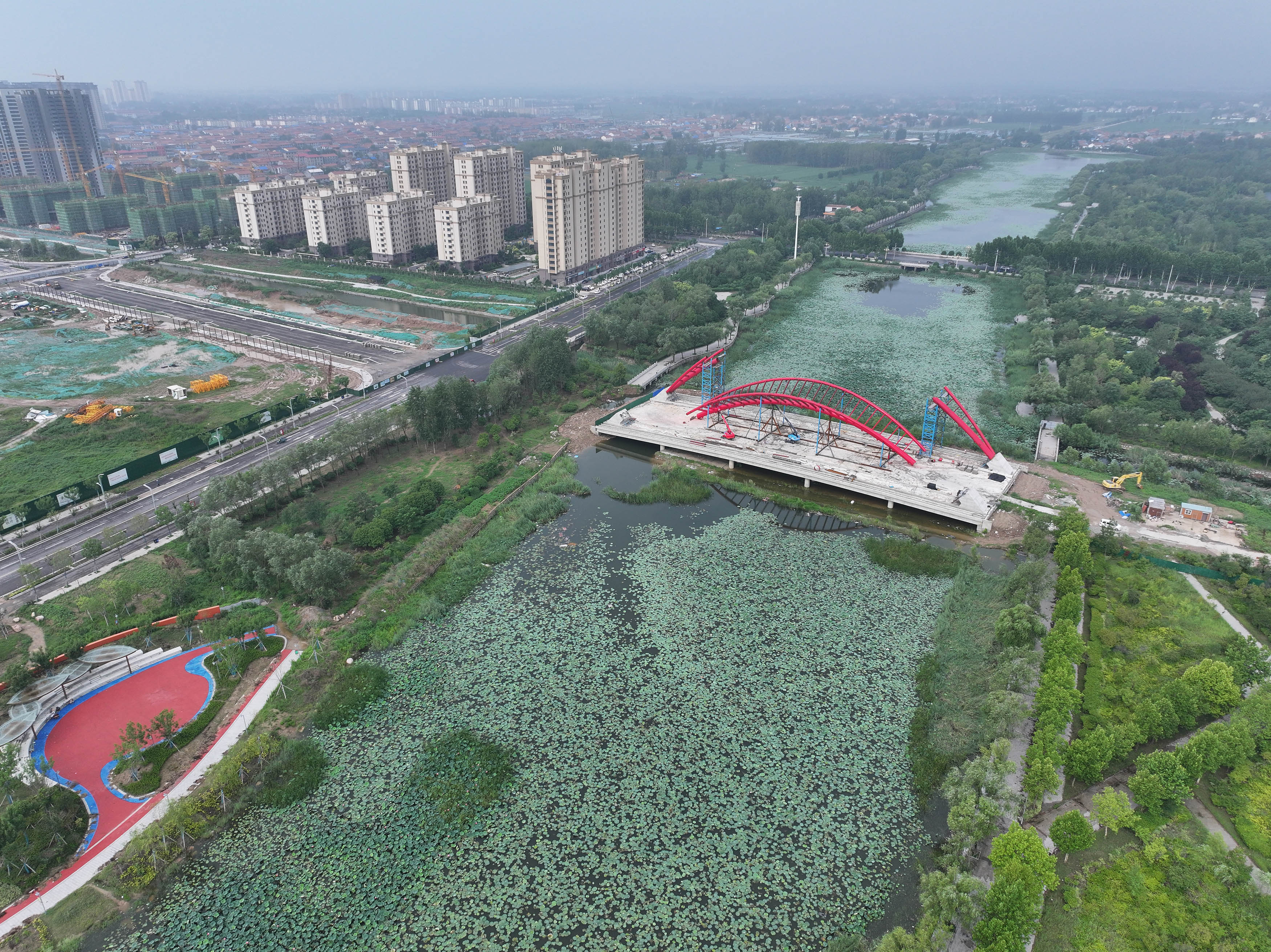 景觀橋建設(shè)為城市增色