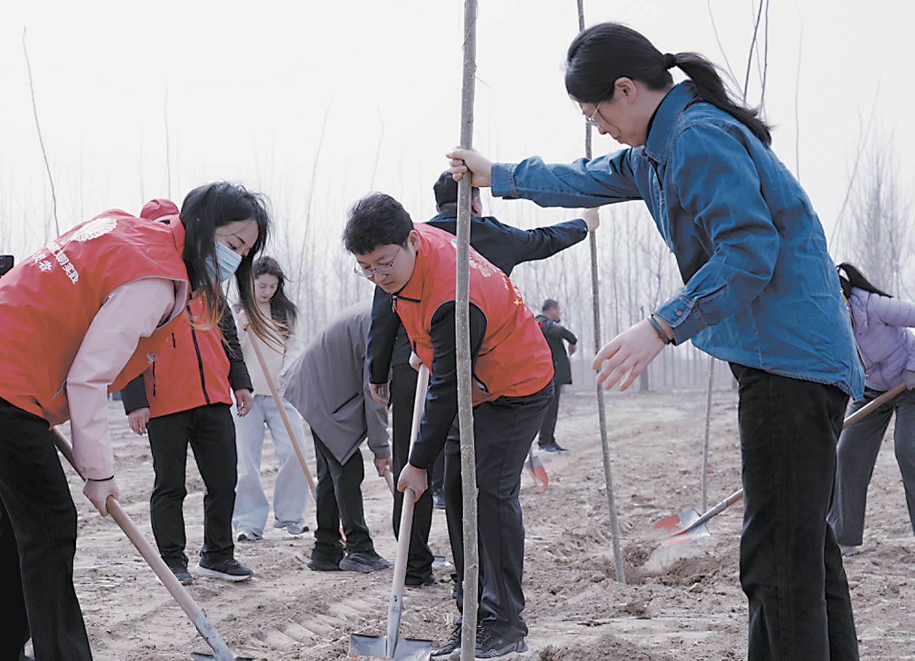 攜手添新綠 共建勞模林