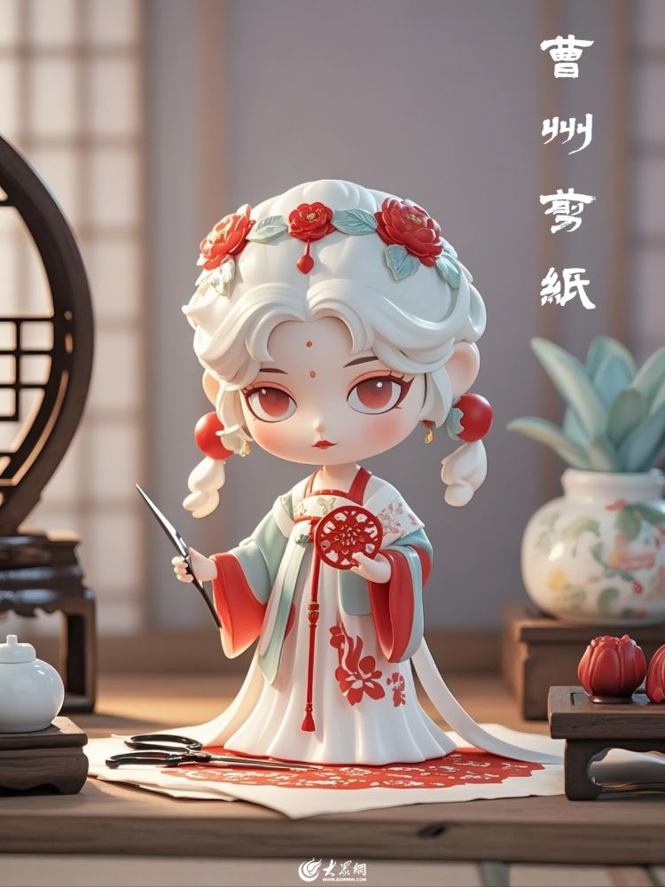 牡丹AI盲盒出道了！菏澤非遺穿越千年變裝手辦團(tuán)