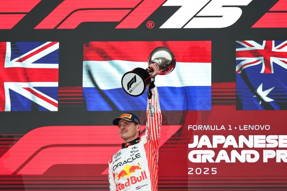 F1日本大獎賽：維斯塔潘破賽道紀錄奪冠